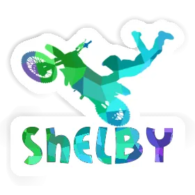 Sticker Motocross-Fahrer Shelby Image
