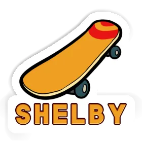 Skateboard Sticker Shelby Image