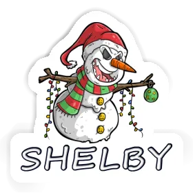 Sticker Schneemann Shelby Image