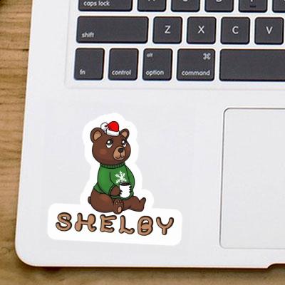 Sticker Shelby Christmas Bear Laptop Sticker Shelby Christmas Bear Laptop Image