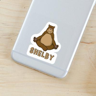 Sticker Yoga Bear Shelby Laptop Sticker Yoga Bear Shelby Laptop Image