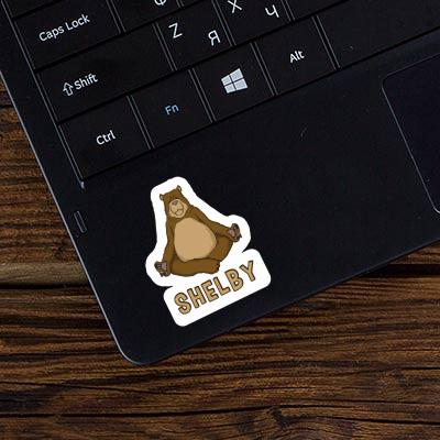 Sticker Yoga Bear Shelby Notebook Sticker Yoga Bear Shelby Notebook Image