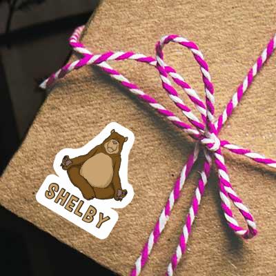 Sticker Yoga Bear Shelby Notebook Sticker Yoga Bear Shelby Gift package Image