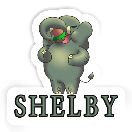 Autocollant Éléphant Shelby Notebook Autocollant Éléphant Shelby Gift package Image