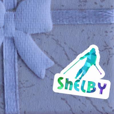 Shelby Autocollant Skieuse Notebook Shelby Autocollant Skieuse Notebook Image