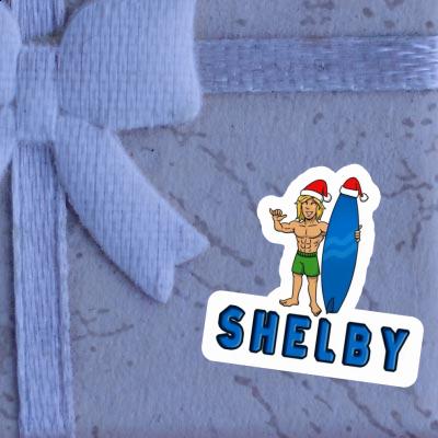 Shelby Autocollant Surfeur de Noël Laptop Shelby Autocollant Surfeur de Noël Laptop Image