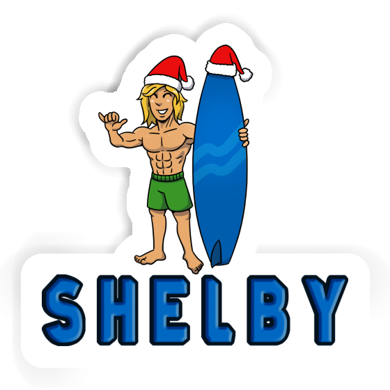 Shelby Autocollant Surfeur de Noël Notebook Shelby Autocollant Surfeur de Noël Gift package Image