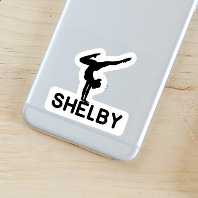 Autocollant Shelby Femme de yoga Laptop Autocollant Shelby Femme de yoga Laptop Image