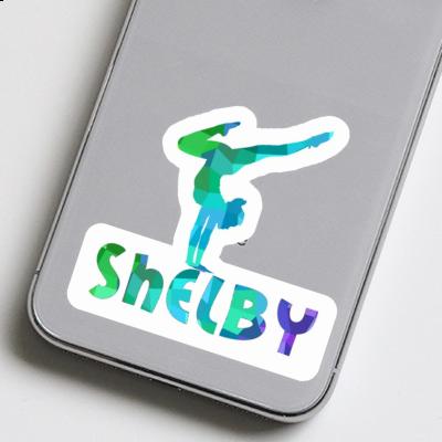 Autocollant Femme de yoga Shelby Autocollant Femme de yoga Shelby Image