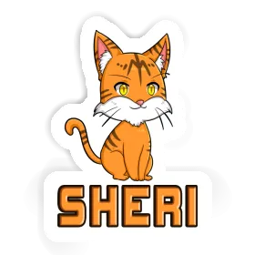 Autocollant Sheri Chat Image