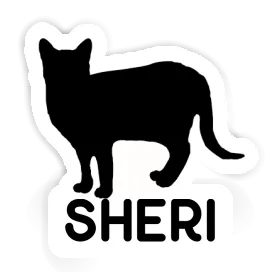 Autocollant Sheri Chat Image