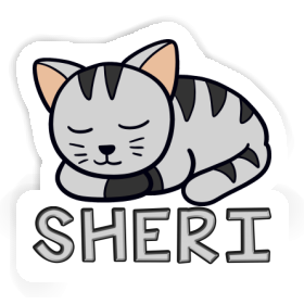 Autocollant Sheri Chat Image