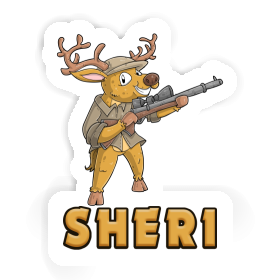 Cerf Autocollant Sheri Image