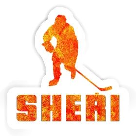Joueur de hockey Autocollant Sheri Image