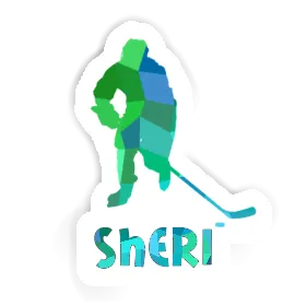 Autocollant Sheri Joueur de hockey Image