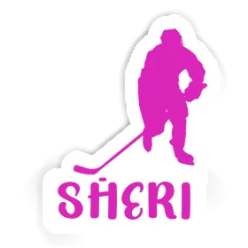 Sheri Autocollant Joueuse de hockey Image