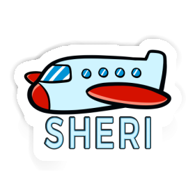 Sticker Airplane Sheri Image