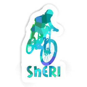 Freeride Biker Autocollant Sheri Image