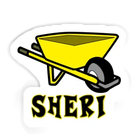 Sheri Autocollant Brouette Image