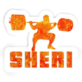 Haltérophilie Autocollant Sheri Image