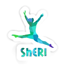 Sheri Autocollant Gymnaste Image