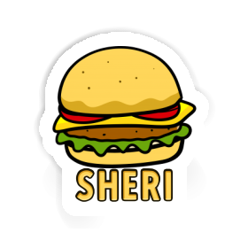 Cheeseburger Autocollant Sheri Image