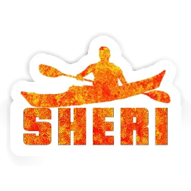 Sheri Autocollant Kayakiste Image