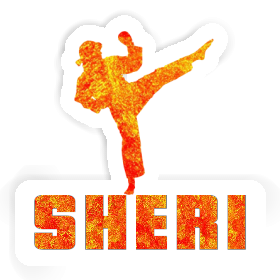 Autocollant Karatéka Sheri Image
