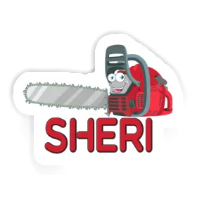 Kettensäge Aufkleber Sheri Image