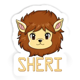 Sheri Aufkleber Löwe Image