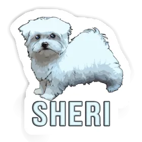 Sheri Autocollant Chien Image