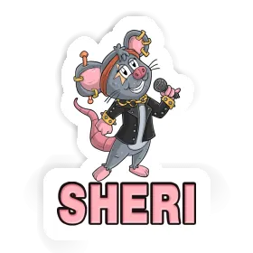 Sheri Autocollant Chanteuse Image