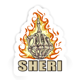 Sticker Mittelfinger Sheri Image
