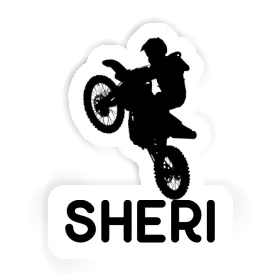 Aufkleber Sheri Motocross-Fahrer Image