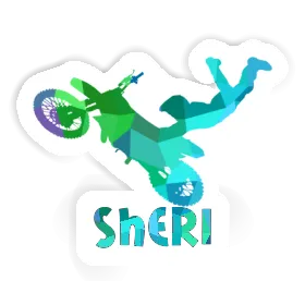 Sticker Sheri Motocross-Fahrer Image
