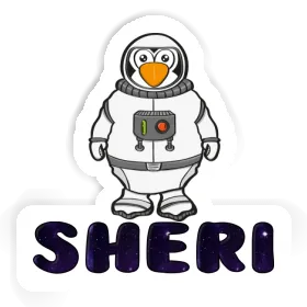 Autocollant Sheri Astronaute Image
