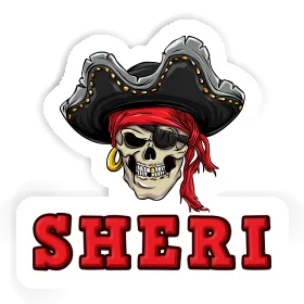 Sticker Sheri Piratenkopf Image