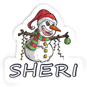 Schneemann Aufkleber Sheri Image