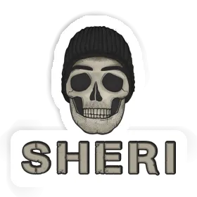 Aufkleber Sheri Totenkopf Image