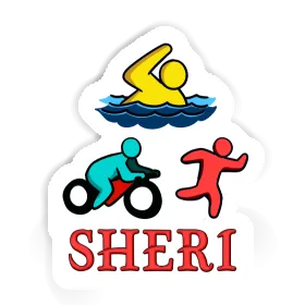Sheri Sticker Triathlet Image