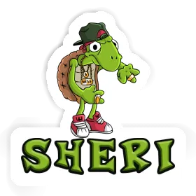 Autocollant Tortue Hip Hop Sheri Image