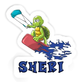 Aufkleber Sheri Kitesurfer Image