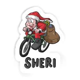 Sheri Aufkleber Fahrradfahrer Image