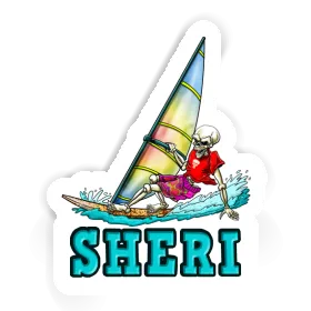 Sticker Sheri Surfer Image