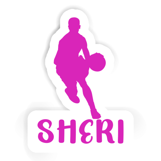 Sheri Sticker Basketball Player Laptop Image
