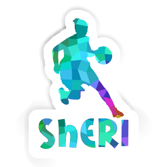 Basketballspielerin Aufkleber Sheri Basketballspielerin Aufkleber Sheri Image
