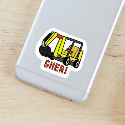 Mini-Excavator Sticker Sheri Laptop Image