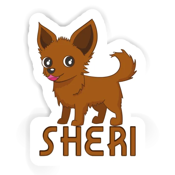 Sheri Autocollant Chihuahua Gift package Image