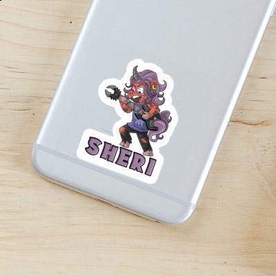 Aufkleber Rockendes Einhorn Sheri Laptop Aufkleber Rockendes Einhorn Sheri Laptop Image