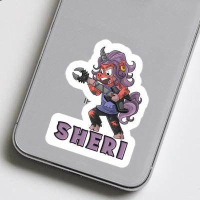 Aufkleber Rockendes Einhorn Sheri Laptop Image
